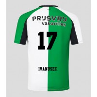 Camisa de Futebol Feyenoord Luka Ivanusec #17 Equipamento Alternativo 2024-25 Manga Curta